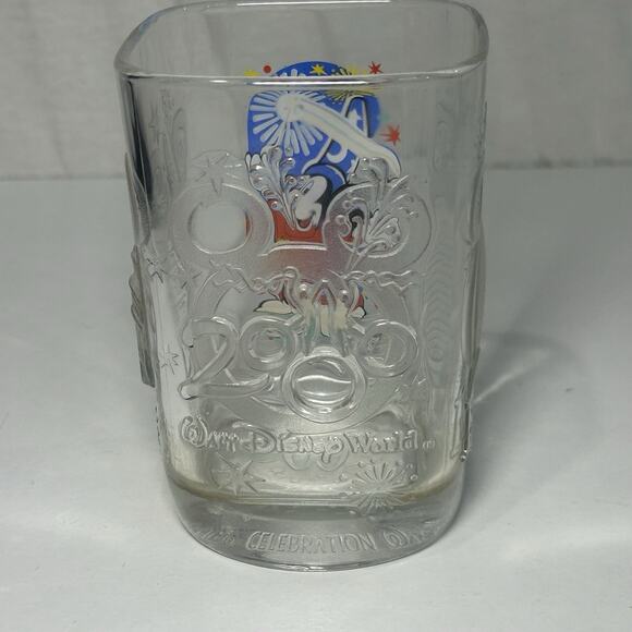 Walt Disney World McDonald's 2000 Celebration Mickey Mouse Wizard Epcot Glass FS - Picture 3 of 5